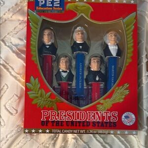 Presidents of the United States PEZ Dispenser Set - Red, Blue